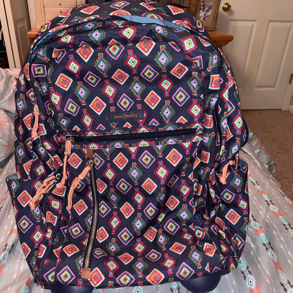 Vera Bradley rolling backpack